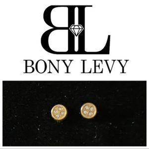 Bony Levy Diamond 18 k gold earrings $295